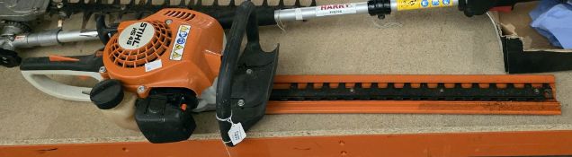 Stihl HS45 petrol hedge trimmer, 97cm long (please note VAT will be payable on the hammer) Condition