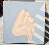 Barbara Aitchison (Contemporary) Eight oil paintings on canvas including four portraits, three