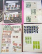 British Empire/Commonwealth stamps: Accumulation in 7 stock-books/folders of QV-QEII issues of