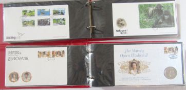 GB Stamps of Guernsey & Alderney: Well presented collection in 6 blue, sleeved, Lindner albums and 6