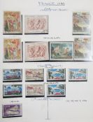 France+Colonial & Andorra stamps: Accumulation of mint and used in 10 albums/stock-books with France