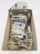 Quantity 19th century and later photographs to include portraits, the 'Camden Mowers' and some