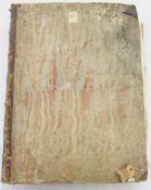Album of 19th century watercolour and pencil drawings, sepia, pen and ink drawings and others to