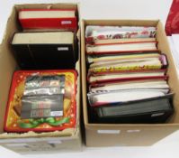 World stamps: Accumulation in 2 large boxes of mint & used issues from 1860s to modern including