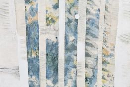 Jack Pender (1919-1998) Mixed media, acryllic and collage   