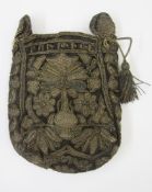 Armenian purse/offertory bag, late 18th/early 19th century with Armenian letters, the colours are