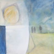 Jack Pender (1919-1998) Oil on canvas  