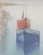 Michael J Praed (1941)  Oil on board 