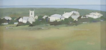 Michael J Praed (1941) Oil on board 