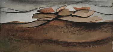 Michael J Praed (1941)  Oil on board  