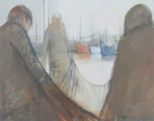 Michael J Praed (1941) Oil on board 