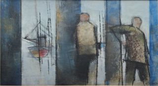 Michael J Praed (1941) Pastel  