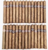 Twenty eight Cuban Habana ' Montecristo ' cigars, each approximately 5