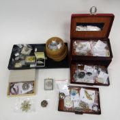 Collection of vintage and later costume jewellery, mainly brooches and scarf clips, including a