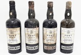 Four bottles of Sandeman 1945 vintage port, varying levels, labels present (4)  Provenance:  Hicks