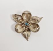 Tiffany & Co silver brooch modelled as a flowerhead, 5cm wide, 19.7g approx  Condition Report