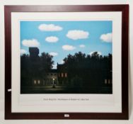 After Rene Magritte (1898-1967) Colour print 