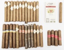 Collection of cigars including sixteen Davidoff of Geneva cigars, largest 5.5