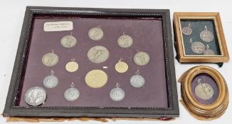 Collection of ten Egyptian Union sports medals dating from 1929 to 1932, awarded for athletics