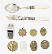 Collection of five National Coal Board tags for Daw Mill, Bentinck and Warwick, all stamped with