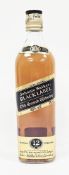 Johnnie Walker Black label extra special old Scotch Whisky, 12 year old, c.1980’s, 75cl, 40% vol
