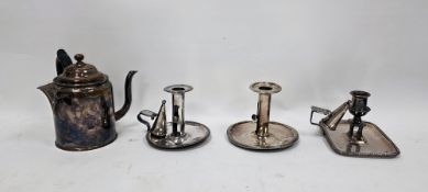 19th century Old Sheffield plate argyle marked Cowie & Co, Long Acre to base, of cylindrical form