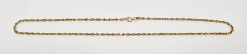 9ct gold Prince of Wales pattern chain necklace, 5g approx  Condition Report Length 41.5cm