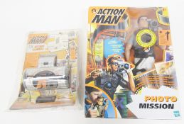 Boxed Hasbro Action Man ' Photo Mission ' figure with hidden camera, 089876505185 together with a