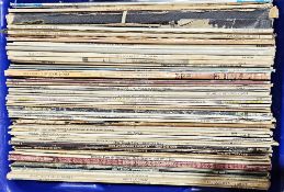 Around 50 mainly blues and country vinyl LP albums with artists such as Bill Keith, Fred and Annie