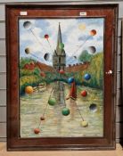 G. Gosztonyi (20th century) Oil on canvas Evening coastal scene, signed and dated 1991 lower