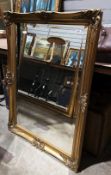 Gilt framed mirror (please note VAT will be payable on the hammer)