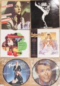 Large collection of David Bowie vinyl LPs, 12