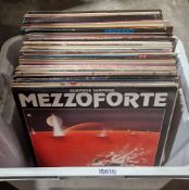 Collection of around 50 mainly jazz vinyl LPs with artists such as Duke Ellington, Count Basie, Gene
