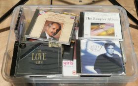 Collection of CDs and DVDs, mainly classical, musical and easy listening