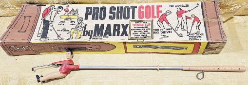 Louis Marx and Co. Ltd. Swansea, vintage 'Pro-Shot' golf game , boxed