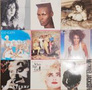 24 mainly 1980's vinyl LP albums including Madonna Like a Virgin and three more, Brian Ferry,