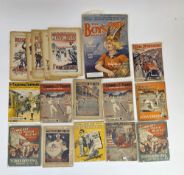 Cricket interest - turn of the century boys adventure stories and comics to include the Boys