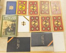 I ZINGARI -  year books 1929 x 2, 1924, 1966 1961 , 1935 , 1920 , 1956 Full Play Members obl
