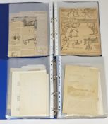 Assorted club ephemera to include invitations, letters i.e. Marylebone Cricket Club 1954 to Wing