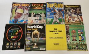 Tour brochures, Old Trafford Story 1884-1984, Australia, Asia Cup Special, Test of the Best, world