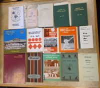 Ephemera, books and annuals to include Hendon's Buccaneers Cricket Club (Middlesex), Whitelock,