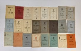 Tasmanian Cricket Association annual reports, 1970's, 1930's, 1960's and the magazine of the