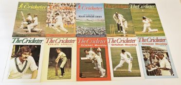 Large quantity of The Cricketer magazine from the 1980's, 1970's, etc (2 boxes)