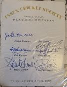Essex County Cricket Club, a collection of ephemera, signatures, press photographs, some signed