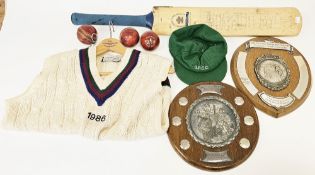 2003 cricket world cup England v India tour cricket ball, two special county cricket balls one