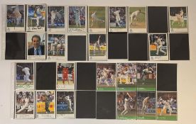 Quantity of assorted signed press/postcard photographs to include Shaun Pollock, Craig Wright,