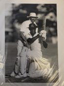 Press photos, tours and tests 1950 to 1989, in a ring binder to include England v Australia 1953,