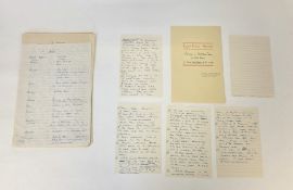 Ritchie Benaud - manuscript, article on Australian team for the West Indies, for the Sydney Daily