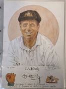 Stumpers portfolio, set of limited edition prints by Lee Vinnie Dean, some signed, in original