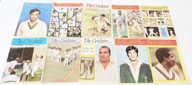 Large quantity of The Cricketer to include various runs, Cricketer Pakistan vol 4 complete in 12